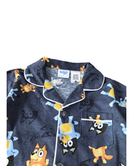 Animated Dog Print Short-Sleeve Pyjama Sleepwear Set