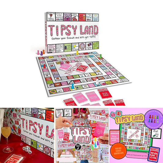 Funny Adult Board Game for Parties & Pre-Games – Multi-Type Interactive Tabletop Game