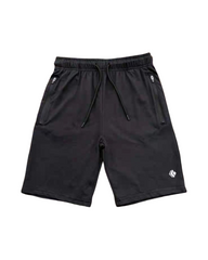 Athletic Kids Sweat Shorts – Stretch Quick-Dry Jogger Shorts with Zipper Pockets
