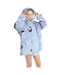Oversized Fluffy Kids Oodie Blanket – Ultra-Soft & Warm