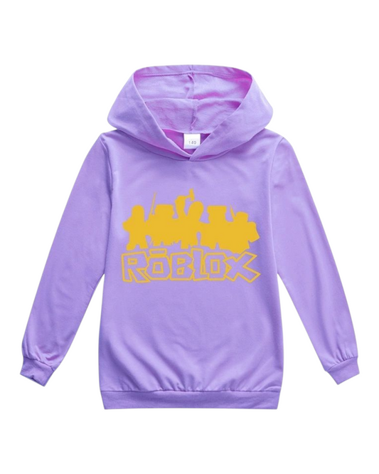 Girls' Hoodie with Roblox Print