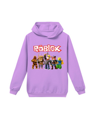 Cotton Roblox Printed Pullover Hoodie