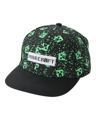 Minecraft Creeper Black and Green Caps