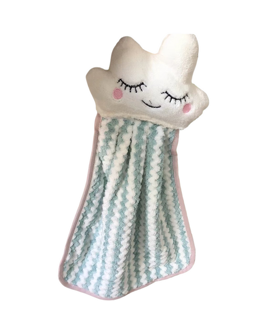 Kids' Hand Towel with Cloud Design