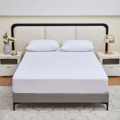 Deep Pocket Waterproof Fitted Bed Sheet – Premium Soft Quilted Mattress