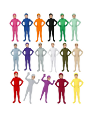 Full Body Stretch Unitard for Kids – Multi-Color Costume