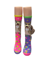Fun Character Design Knee High Dress Socks for Kids – Comfortable Cotton Tube Socks