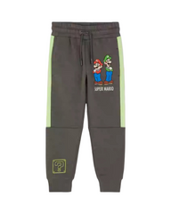 Nintendo Super Mario Bros Graphic Boys Hooded Sweatshirt and Pants Outfit