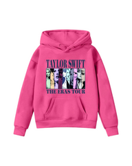 Taylor Swift Eras Print Fleece Hoodie