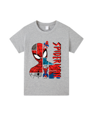 Spider-Man Kids Graphic T-Shirt – Cotton Short Sleeve Crew Neck Tee