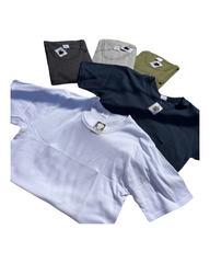 Premium Cotton Short Sleeve Tee | Classic Crewneck Basic Top