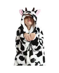 Oversized Kids Fluffy Hoodie Blanket – Warm & Snuggly Oodie