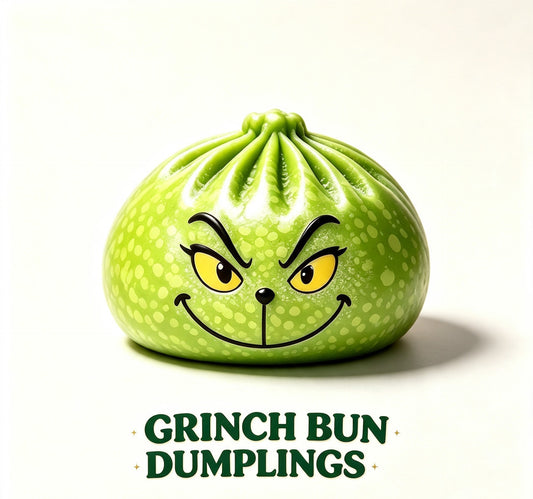 Grinch Holiday Themed Squishy Dumplings Fidget Sensory Toy Stress Relief Squeeze Ball