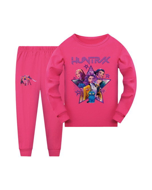 KPop Demon Hunters Print Long Sleeve PJ Set