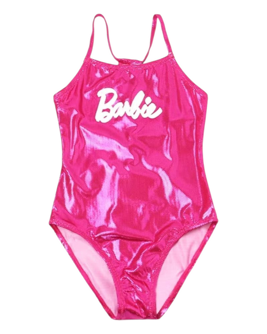 Stylist Pink Barbie One-Piece Swimsuit