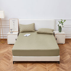 Deep Pocket Waterproof Fitted Bed Sheet – Premium Soft Quilted Mattress