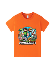 Block World Adventure Graphic Tee | 100% Breathable Cotton T-Shirt