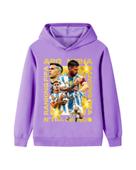 Argentina Messi FIFA Ranking Graphic Kids Cotton Pullover Hoodie