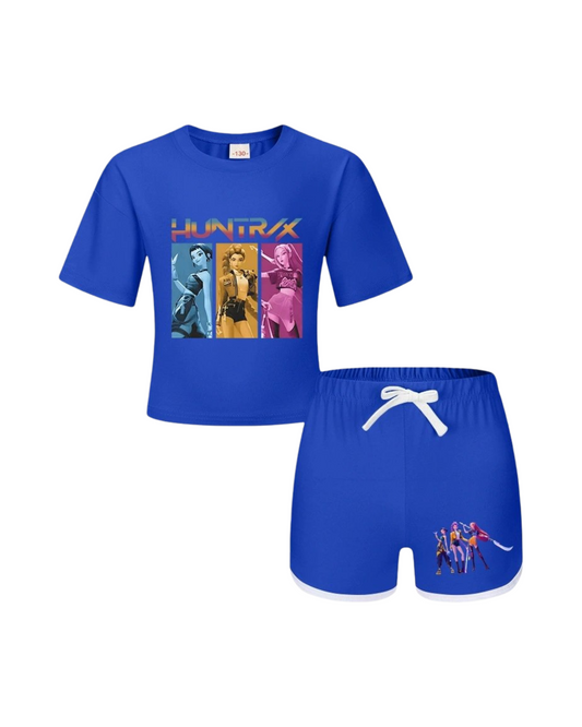 Kpop Demon Hunters Top & Shorts Power Set