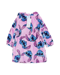 Oversized Girls Stitch Graphic Fluffy Oodie
