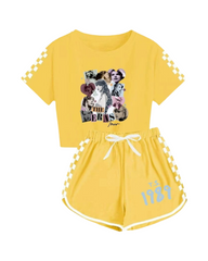 Taylor Swift Print Cotton Top with Short Set
