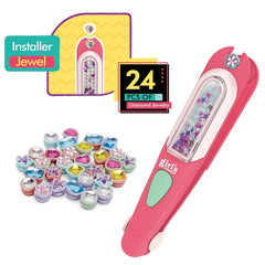 Hair Gem Stamper Kit - Bling Hair Jewels for Girls Toys