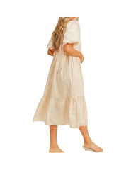 Beige Empire Waist Dress