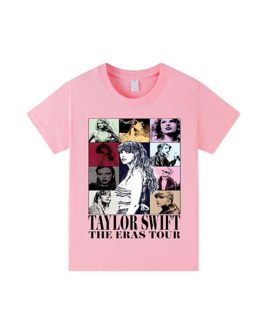 Taylor Swift Eras Tour Print Cotton T-Shirt