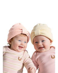 Soft Cotton Blend Baby Turban Knot Beanie