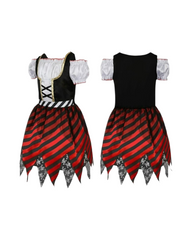 Premium Girls Fairytale Pirate Captain Dress-Up Set