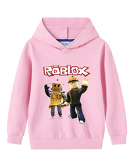 Girls' Graphic Hoodie with Roblox Design