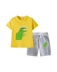 Dinosaur T-Shirt and Shorts Matching Set