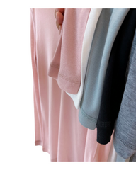 Long Sleeve Crewneck T-Shirt – Soft Casual Tops & Everyday Basic Tees