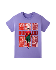 Cristiano Ronaldo Graphic Kids 100% Cotton Short Sleeve T-Shirt