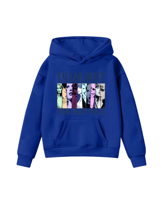 Taylor Swift Eras Print Fleece Hoodie