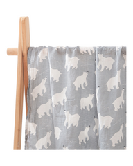 Cotton Wrap Blanket with Pattern
