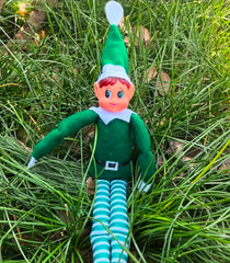 40cm Posable Elf Stuffed Doll – Spooky Season Decorative Figure & Holiday Ornament