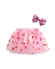 Multilayered Colorful Tutu Party Skirt for Girls with Fluffy Mesh Layers