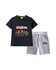 Girls' T-Shirt and Shorts Roblox Outfit Set