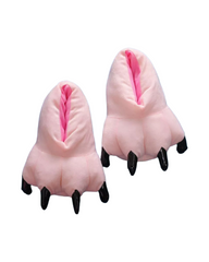 Onesie Shoes Kids Pajamas Paw Footwear Costume Black Slippers