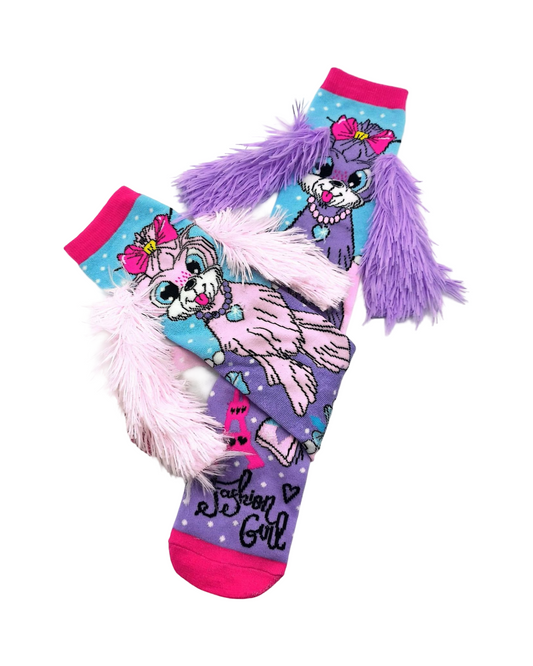 Fun Character Design Knee High Dress Socks for Kids – Comfortable Cotton Tube Socks