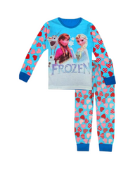 Ice Princess Long Sleeve Pyjama Set – Kids Snug Fit Sleepwear