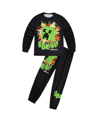 Minecraft Creeper Graphic Boys Clothing Set Sweatshirt and Joggers