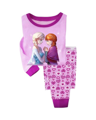 Ice Princess Long Sleeve Pyjama Set – Kids Snug Fit Sleepwear
