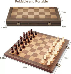 Portable Game Board with Magnetic Pieces