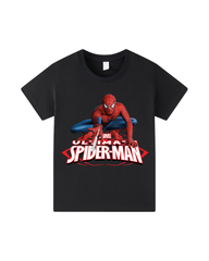 Marvel Spider-Man Graphic Print Kids Crewneck Cotton T-Shirt