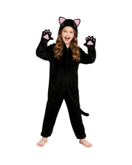 Cute Black Kitten Onesie – Cozy & Adorable Kids Outfit
