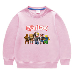 Girls' Cotton Jumper with Roblox Print