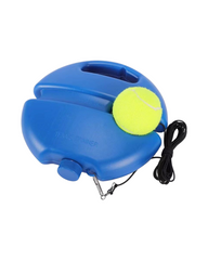 Solo Tennis Trainer Rebounder with Heavy Baseboard & Elastic String - Portable Practice Ball for Self-Training