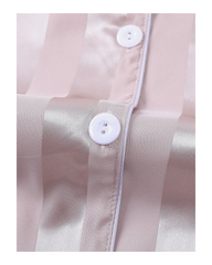 Stripe Satin Pajama Set – Soft, Silky & Elegant Sleepwear